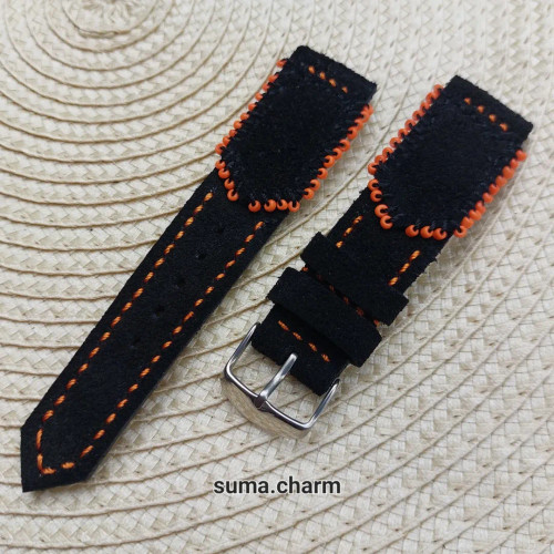 دستدوز /مروارید دوزی شده /چرم طبیعی جیر