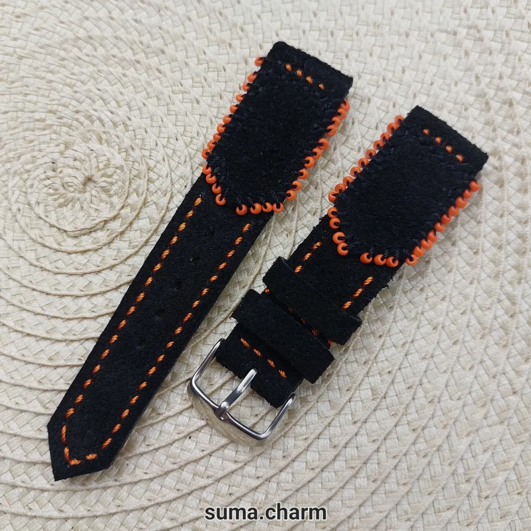 دستدوز /مروارید دوزی شده /چرم طبیعی جیر