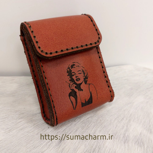 جاسیگاری مرلین _چرم طبیعی دستساز _کد ۶۴۹